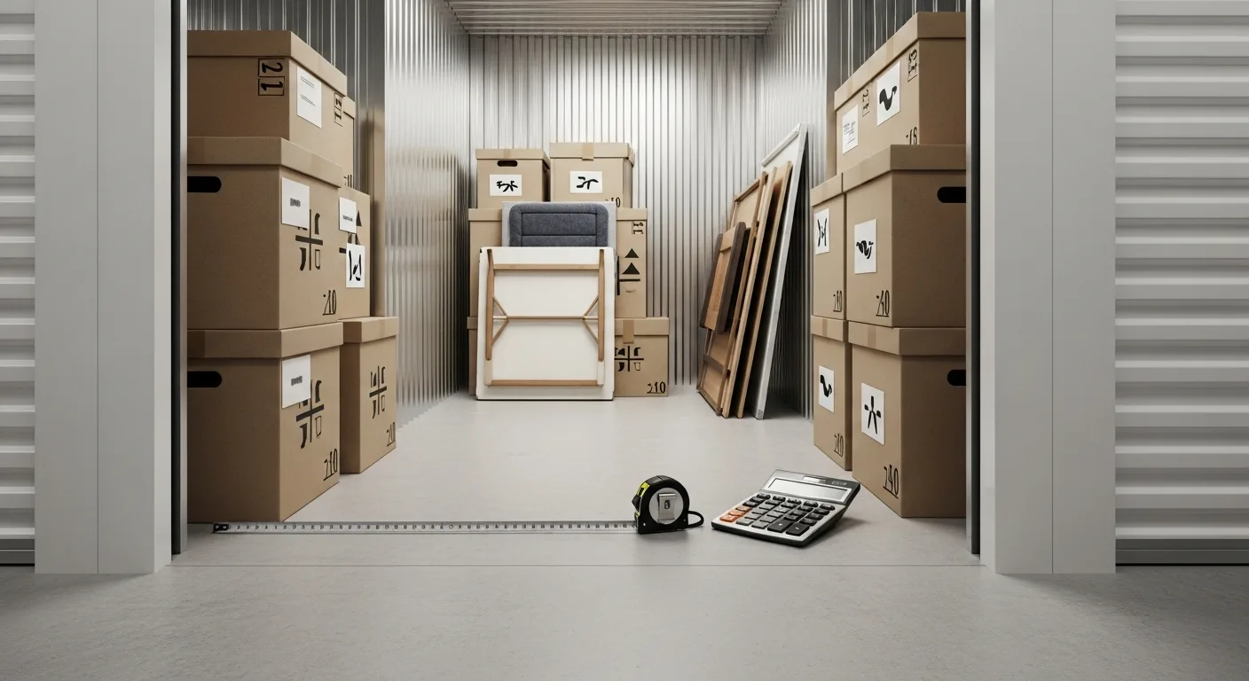 Box de self-stockage et calcul du prix au mètre carré